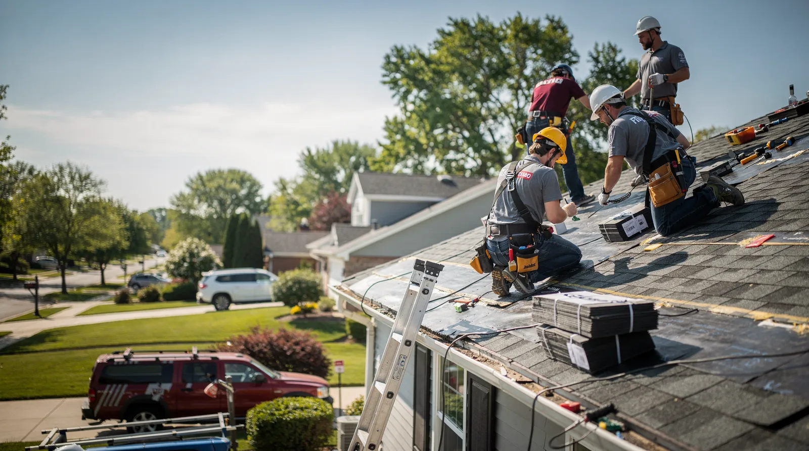 Roof Repair in Garden City, MI around you